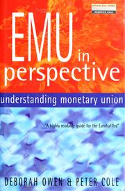 Cover of: EMU in perspective: understanding monetary union