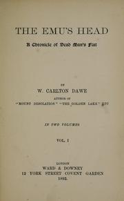 Cover of: emu's head: a chronicle of Dead man's flat