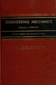 Cover of: Engineering mechanics by Archie Higdon, Archie Higdon