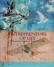 Cover of: Entrepreneurs of life: faith and the venture of purposeful living