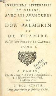 Entretiens litteraires et galans by Louis Adrien Duperron de Castera