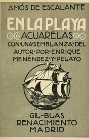 Cover of: En la playa, acuarelas: con una semblanza del autor