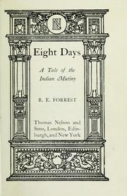 Cover of: Eight days by Robert Edward Forrest