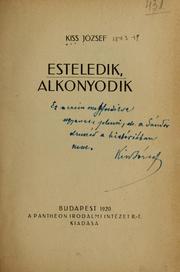 Cover of: Esteledik, alkonyodik