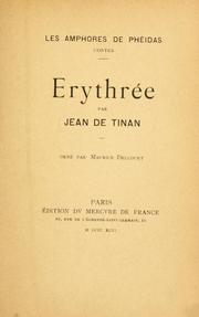 Erythrée [conte]  Orné par Maurice Delcourt by Jean de Tinan