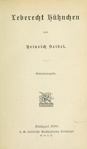 Cover of: Erzählende Schriften.