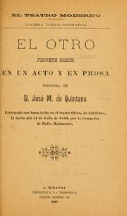 Cover of: El otro by José María de Quintana
