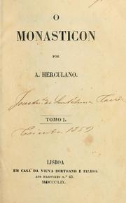 Cover of: Eurico o presbytero by Alexandre Herculano