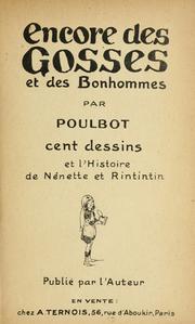 Cover of: Encore des gosses et les bonhommes by Francisque Poulbot