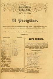 Cover of: peregrino: drama trágico original en cuatro actos y en verso