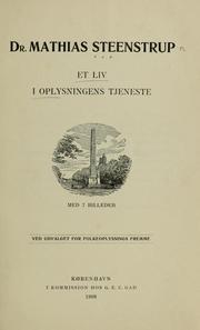 Cover of: Et Liv i Oplysningens Tjeneste