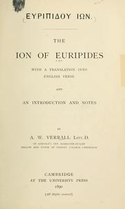 Cover of: Euripidou Ion. by Euripides