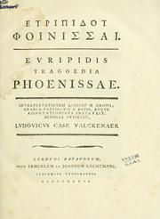 Cover of: Euripidou Phoinissai. by Euripides
