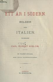 Cover of: Ett är i Södern: bilder frän Italien