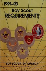 Cover of: Boy Scout requirements by Boy Scouts of America.