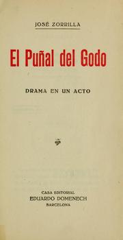 Cover of: El puñal del godo: drama en un acto