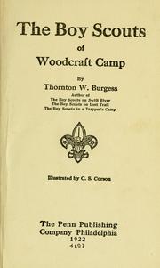 Cover of: boy scouts of Woodcraft camp