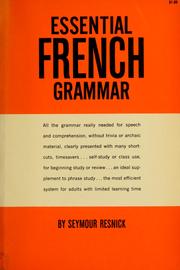 Cover of: Essential French grammar
