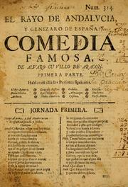 Cover of: El rayo de Andalucía, y genizaro de España.: comedia famosa