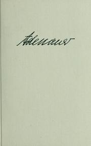 Cover of: Erinnerungen, 1953-1955.