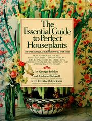 Cover of: The essential guide to perfect houseplants