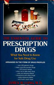 Cover of: The essential guide to prescription drugs by Long, James W.