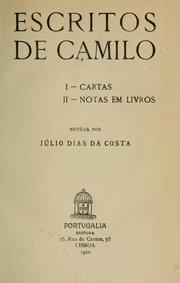 Cover of: Escritos. by Camilo Castelo Branco