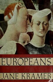Cover of: Europeans by Jane Kramer