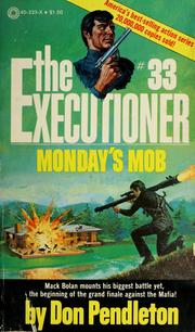 Cover of: The executioner #33: Monday's mob