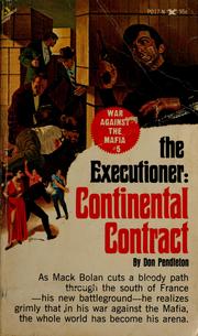 Cover of: The executioner: continental contract