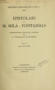 Cover of: Epistolari