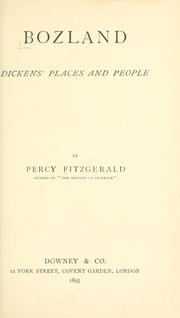 Cover of: Bozland: Dickens' places and people