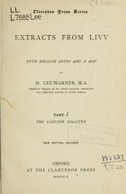 Cover of: Extracts from Livy by Titus Livius, Titus Livius