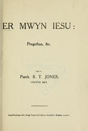 Cover of: Er mwyn Iesu by S. T. Jones