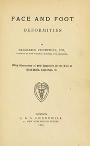 Cover of: Face and foot deformities