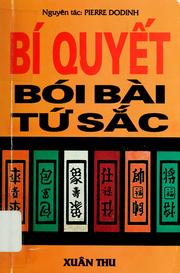 Cover of: Bí quyét bói bài t sác by Pierre Do Dinh