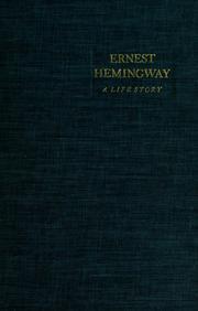 Cover of: Ernest Hemingway by Carlos Baker
