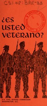 Cover of: Es usted veterano?