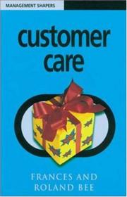 Cover of: Customer Care (Management Shapers)