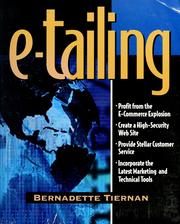 Cover of: e-tailing | Bernadette Tiernan