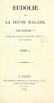 Cover of: Eudolie: ou, La jeune malade