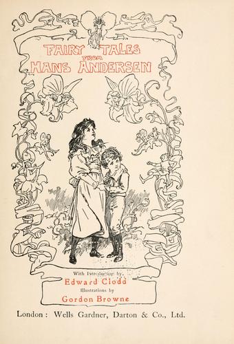Fairy tales from Hans Andersen. by Hans Christian Andersen