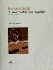 Cover of: Essentials of human anatomy and physiology by John W. Hole