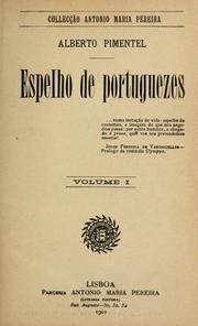 Cover of: Espelho de portuguezes.