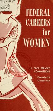 Cover of: Federal careers for women