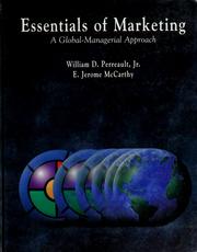 Cover of: Essentials of marketing by William D. Perreault
