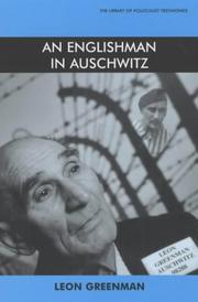Cover of: An Englishman in Auschwitz (The Library of Holocaust Testimonies) by Leon Greenman