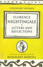 Cover of: Florence Nightingale: letters and reflections