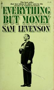 Cover of: Everything but money | Sam Levenson