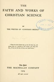 Cover of: The faith and works of Christian science ... by Stephen Paget